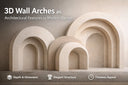 3D Wall Arches