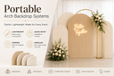 Portable Arch Backdrop Systems