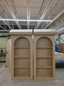 Trade Show Canopy Wall Unit – 2-Piece Display Shelving Set
