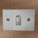 Luxury Panel Backdrop with Arch Mirror