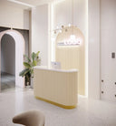 Cream Beige Beauty Salon Design