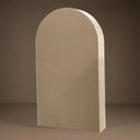 arched display shelf with 6 tiers