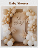 baby shower decor, backdrop, event decor