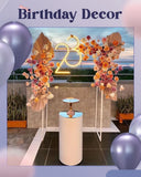 birthday decor, event decor, backdrop, arch
