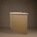Round Bar – Ribbed Event Bar Counter