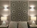 Geometric CNC Wall Panel Headboard