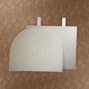 foldable oval rippled backdrop