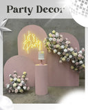 pink party decor set