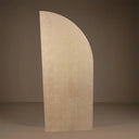 Half oval backdrop panels arranged as modern event display set