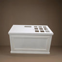 white classic snack bar counter